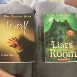 Mary Downing Hahn 'Took' and Dan Poblocki 'Liars' Room' Books